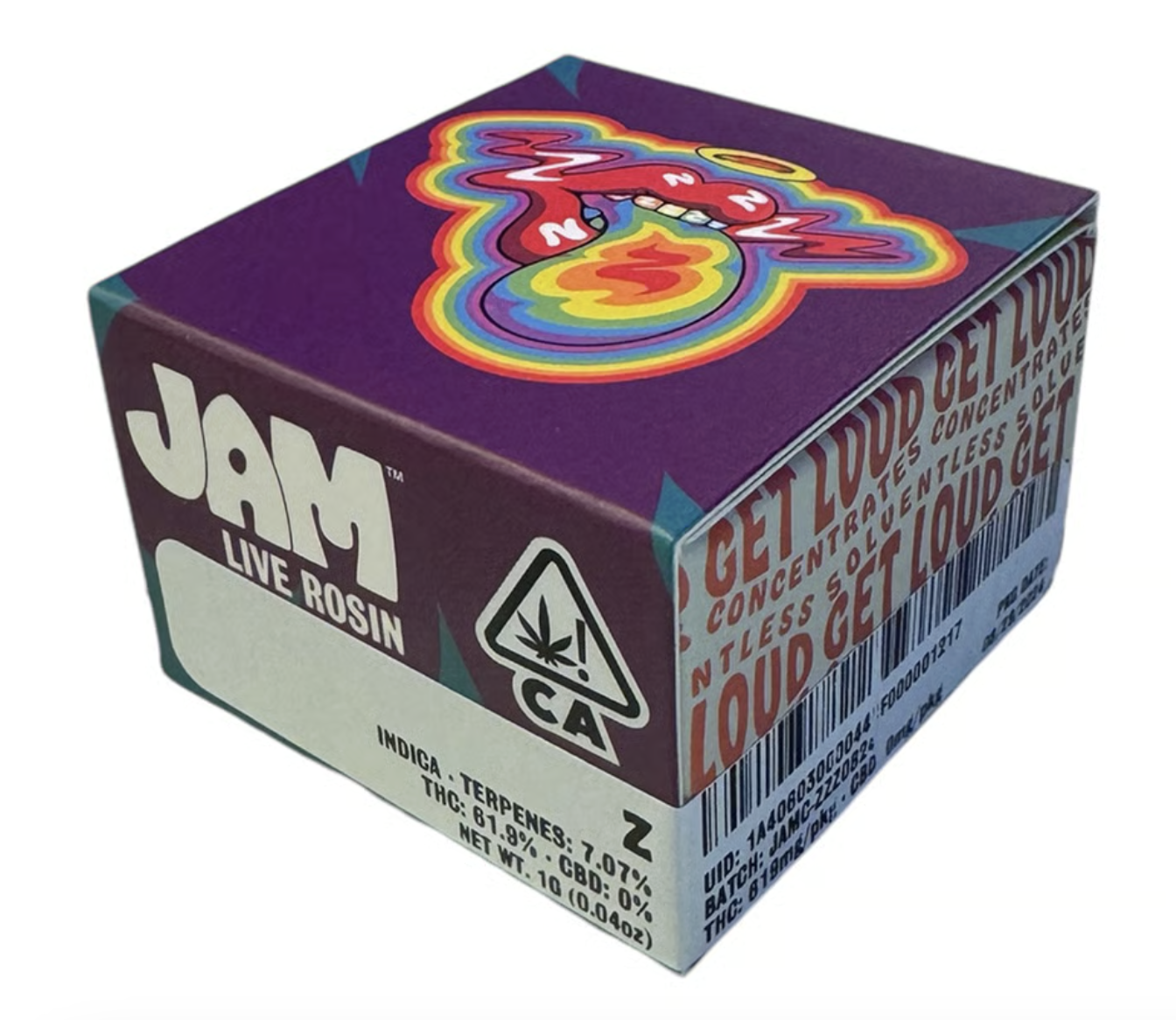 JAM: THCA Live Hash Rosin (I) Z 1G